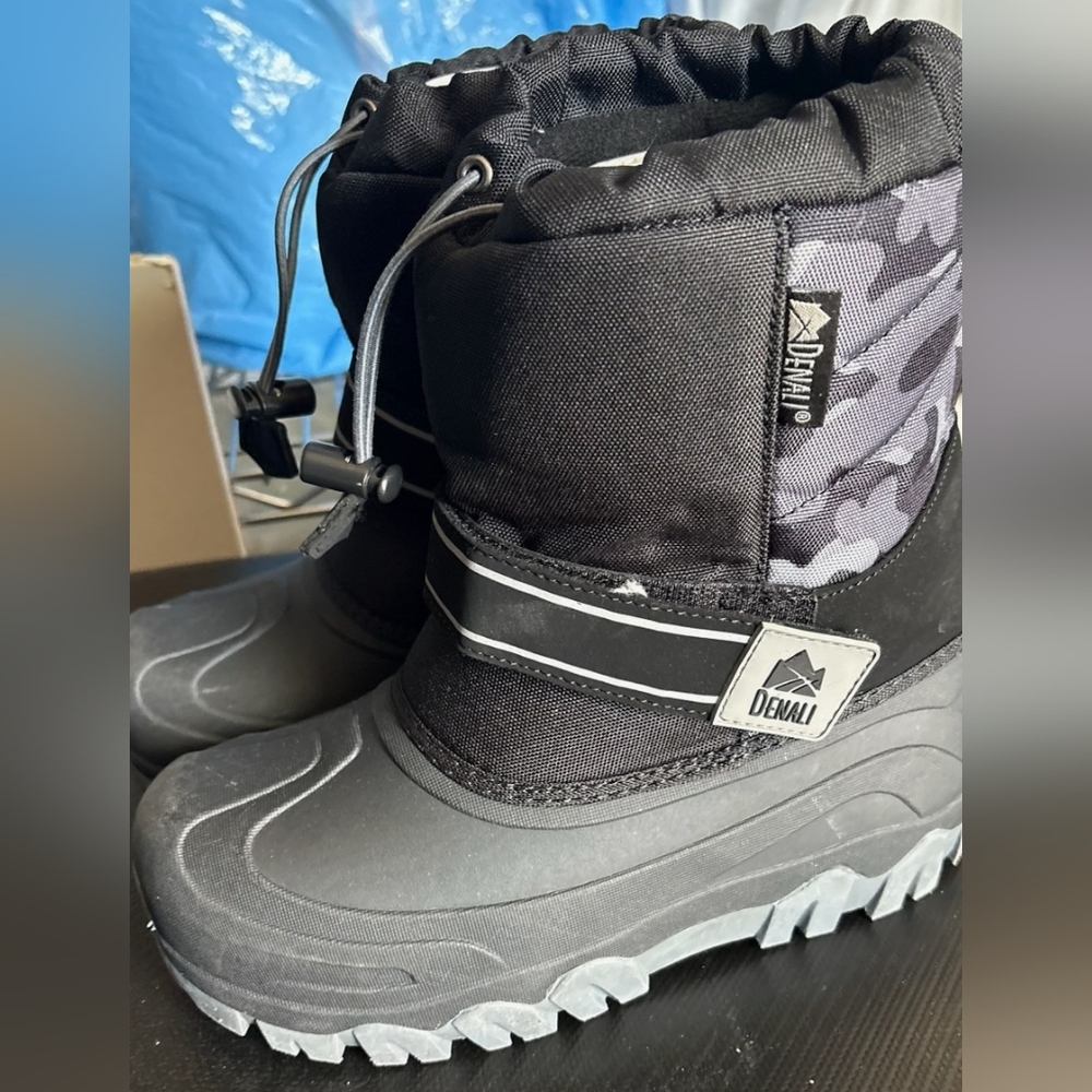 Denali Kids' Black Winter Boots - Insulated Snow Boot